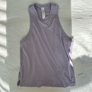 Lululemon NWT Ultralight Hip-Length Tank in Lilac Ether